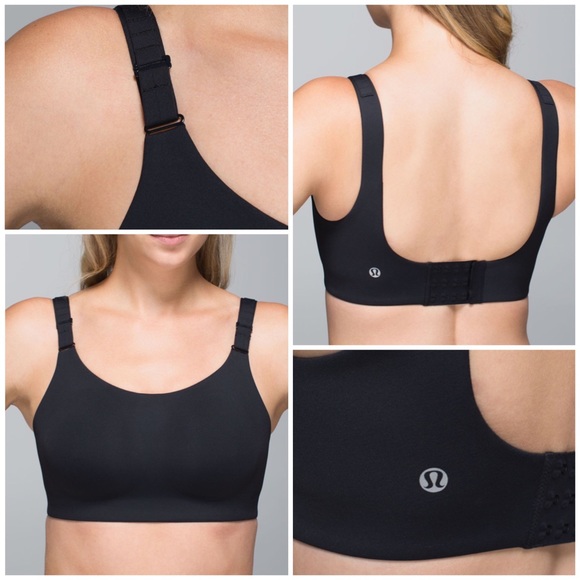 Lululemon Booby Bracer Sz 36DD In Black - Picture 2 of 8